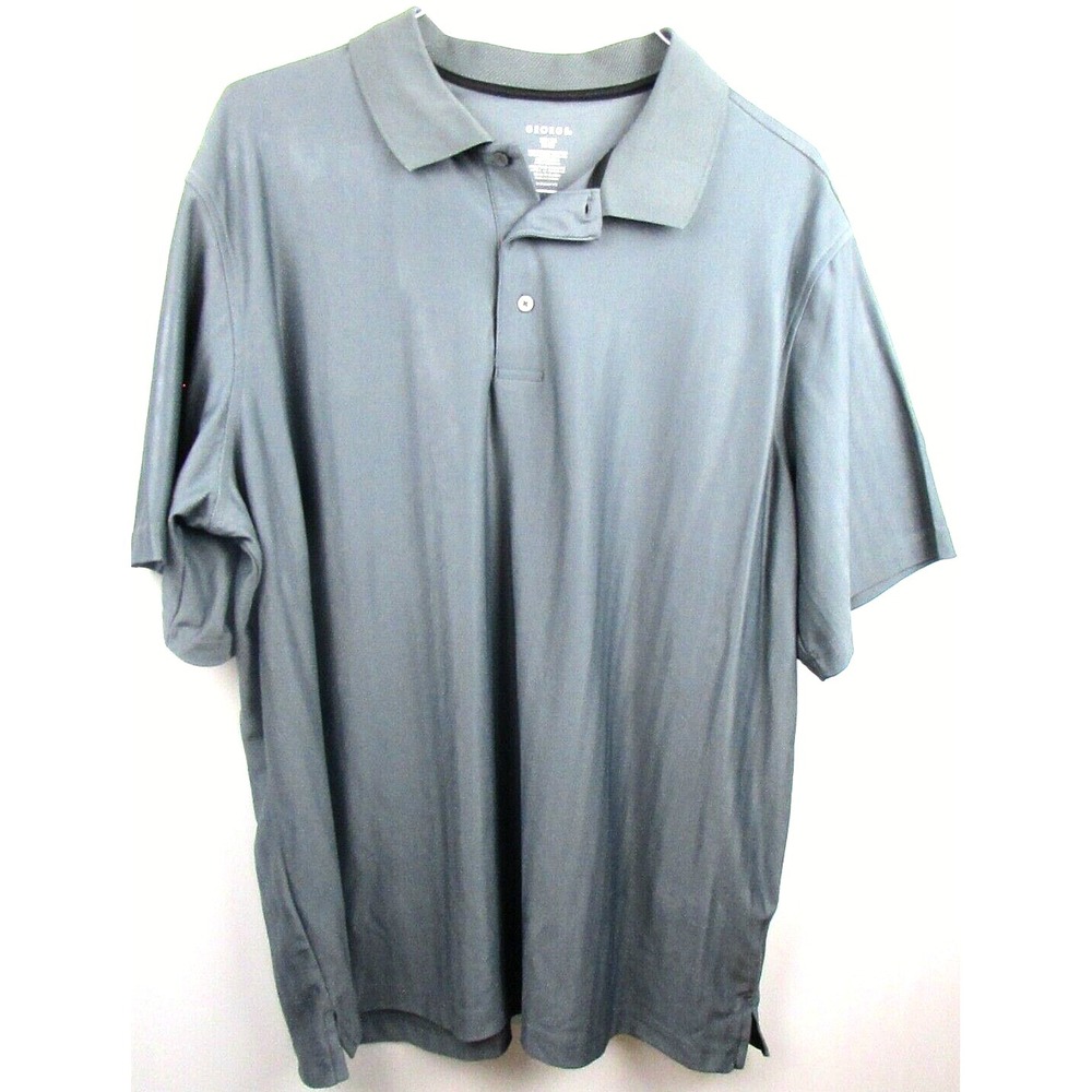 George Men's Polo Shirt 52469 Gray Size 2XL